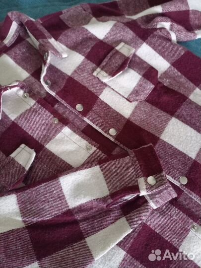 Рубашка утепленная для девочки