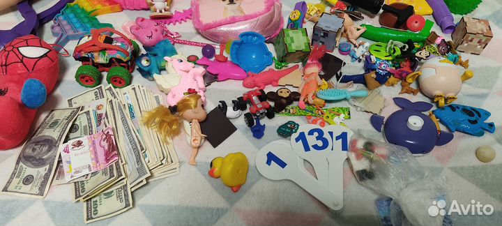 Большой пакет игрушек б.у
