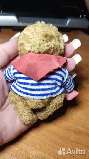 Мишка тедди, морячок. Ручная работа