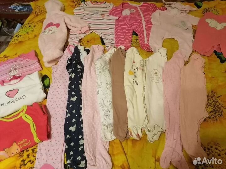 Вещи на девочку от 0 до 12 месяцев