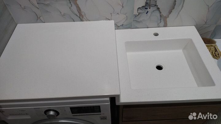 Столешница из иск. камня в ванную