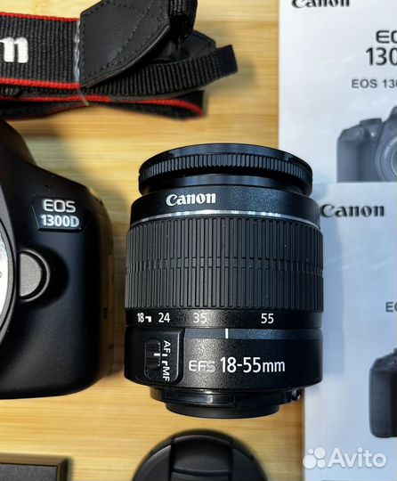 Canon 1300d kit как новый WI-FI