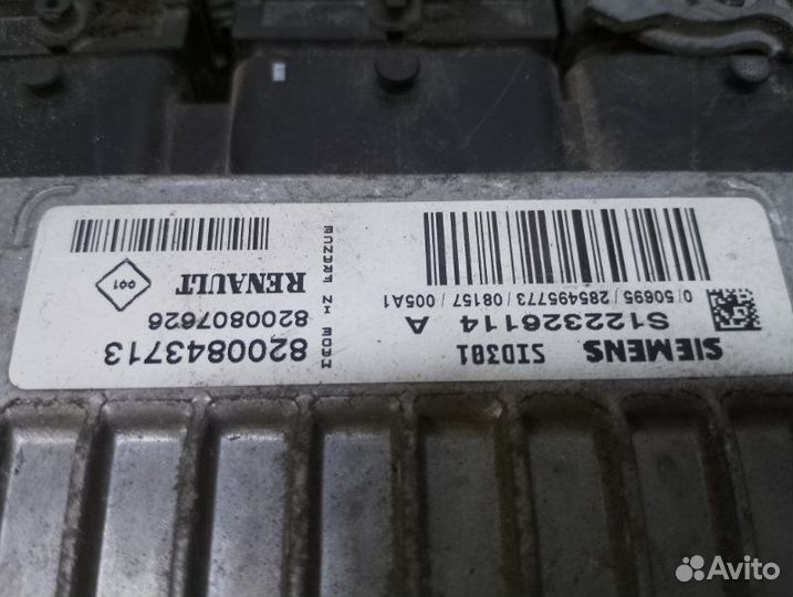 Эбу,блок управления двигателем Renault Scenic K9K