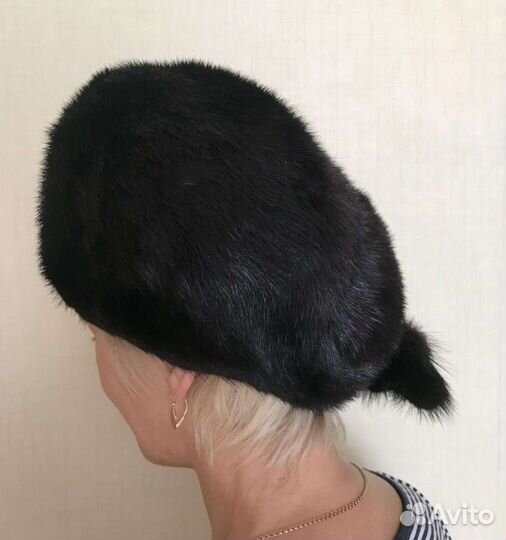 Шапка норковая женская