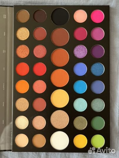 Палетка теней morphe x james charles