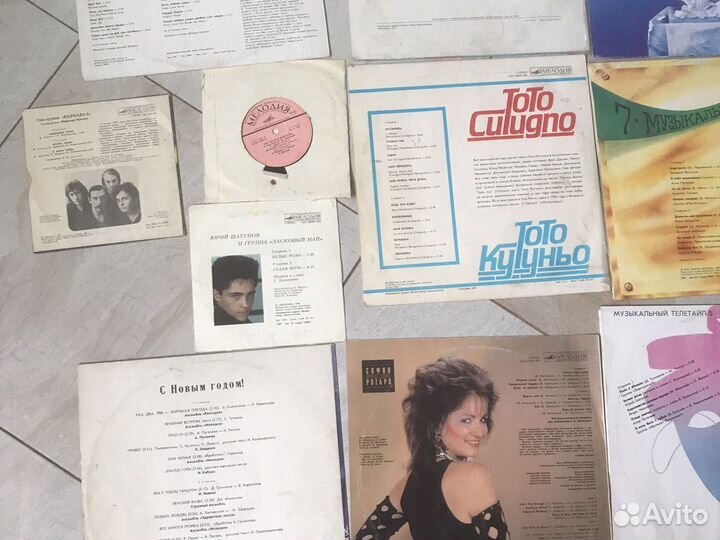 Виниловые пластинки СССР