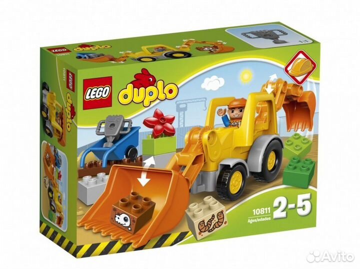Конструктор Lego duplo экскаватор-погрузчик