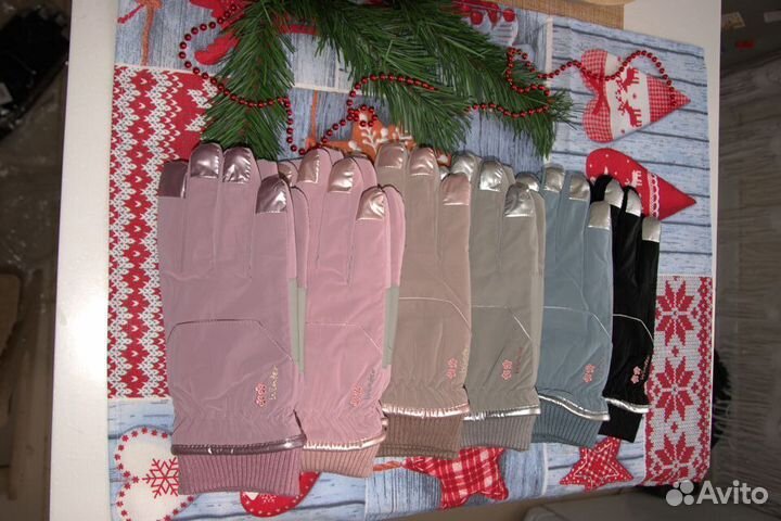 Перчатки зимние новые