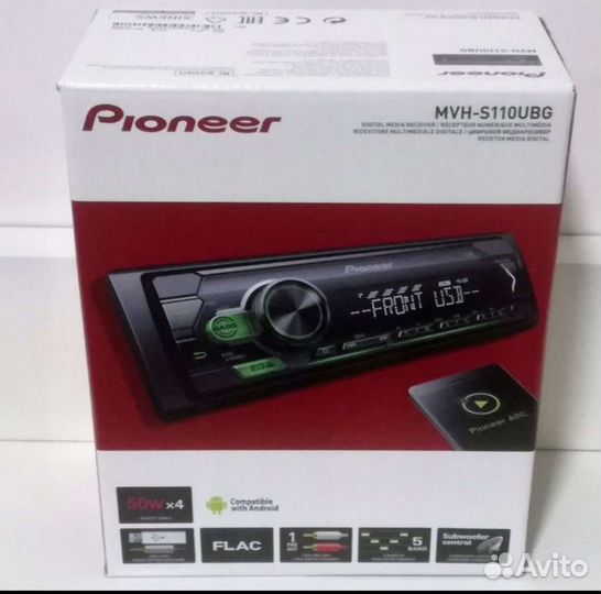 Магнитола pioneer mvh-s110ubg