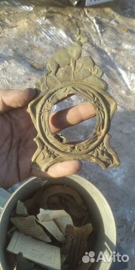 Старинная рамка под зеркальце. Империя