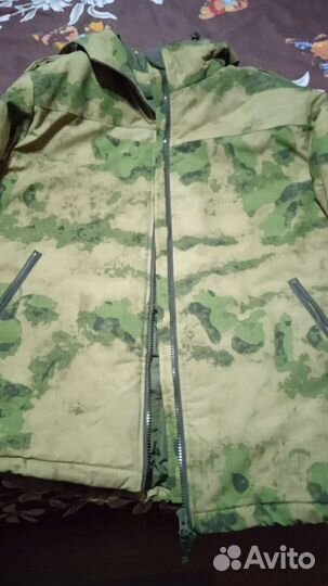 Бушлат с ватниками мужская мох