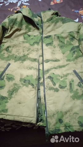 Бушлат с ватниками мужская мох