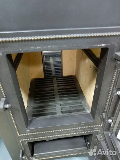 Печь камин для дома пк-01 205 с конфоркой беж