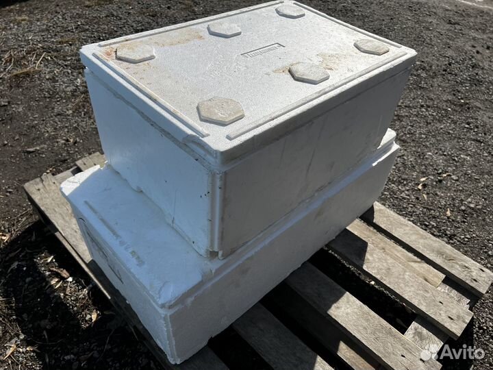 Кубы пластиковые пищевые, пенопластовые ящики