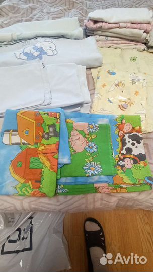 Комплекты постельного белья 120/60 цена за пакет