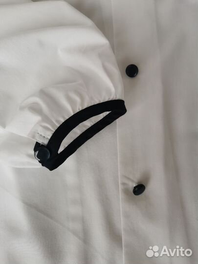 Блузка белая школьная 158