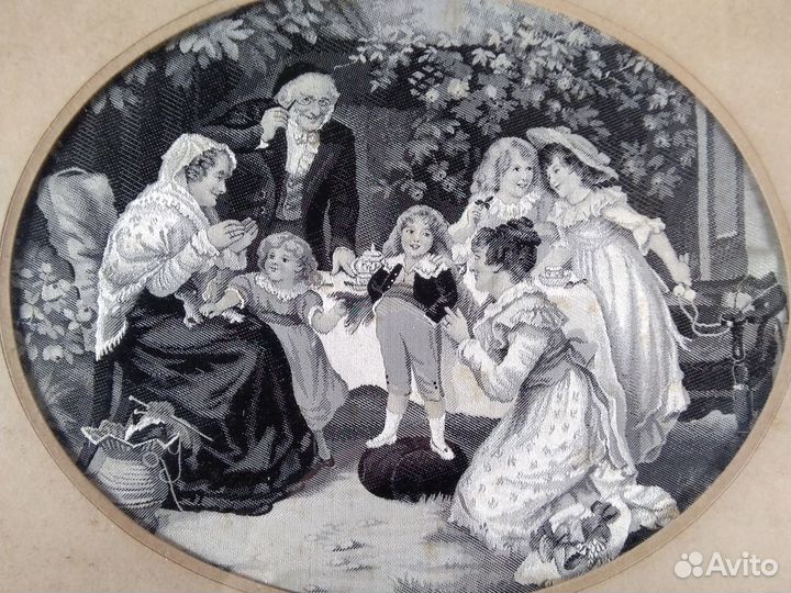 Антикварный кошелек из бисера,19 век