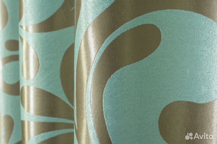 Штора готовая новая блэкаут, ширина 200см