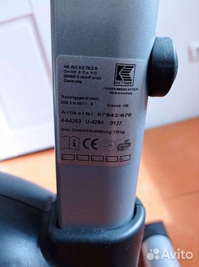 Велотренажер kettler topas