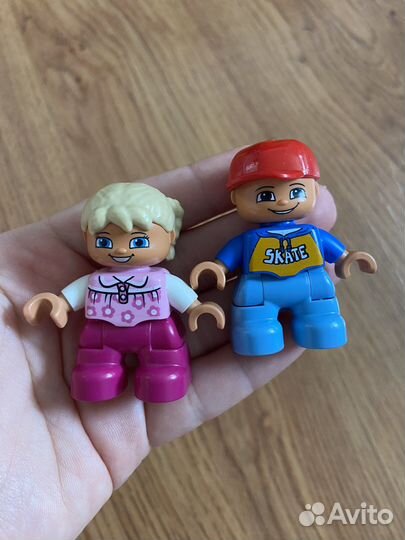 Конструктор Lego duplo железная дорога+дополнение