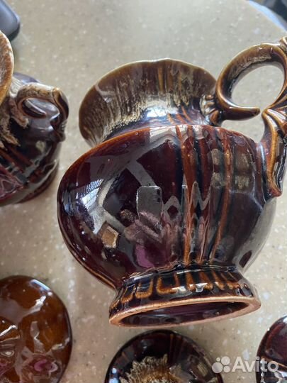 Комплект Керамический чайник+кувшин