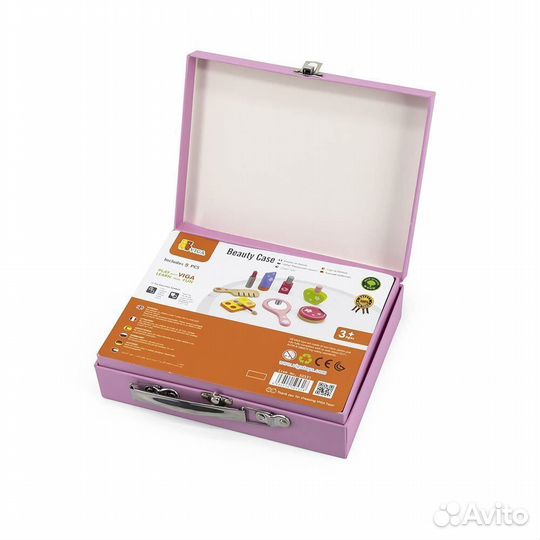 Набор Красавица (8 предметов) в чемодане (дерево) Viga 50531