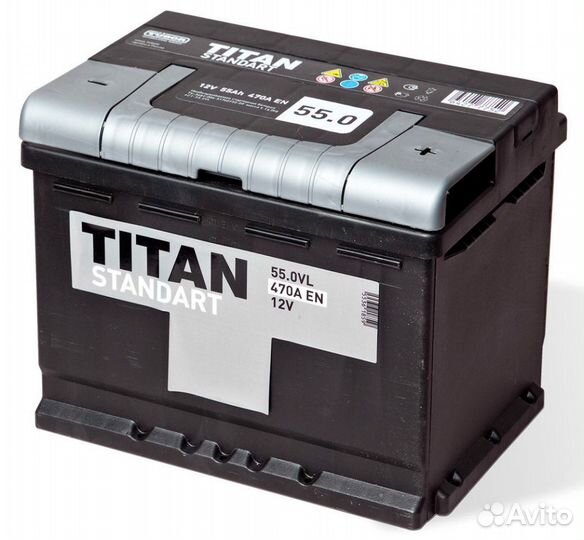 Аккумулятор Titan Standart 55L+