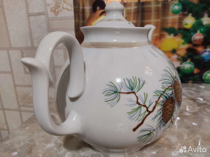 Фарфоровый чайник, сливочник СССР, кружка