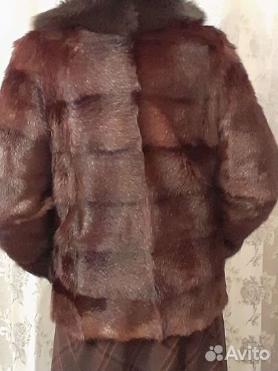Полушубок женский из натурального меха