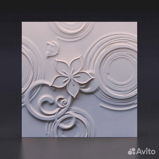 Гипсовая 3D панель 