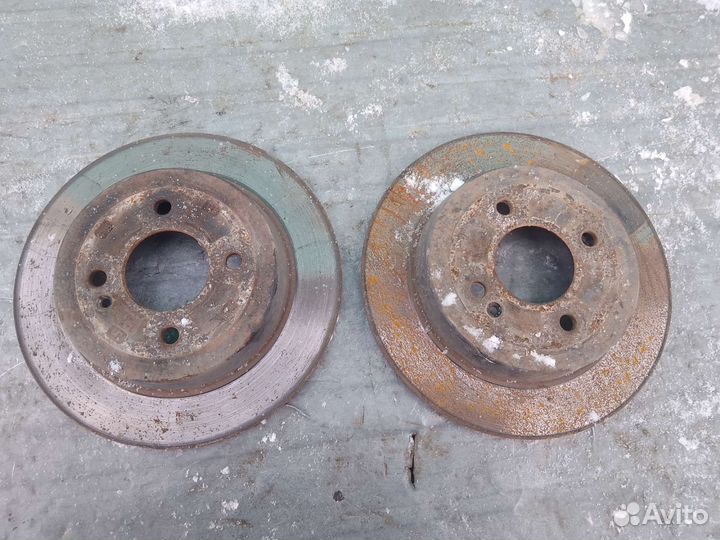 Диски задние Рио 3 Солярис 1 пара