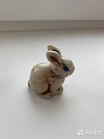 Фигурки животных, мишка, собачка, заяц и кошка