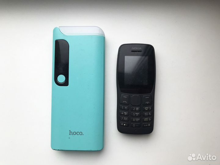 Телефон и внешний аккумулятор на запчасти