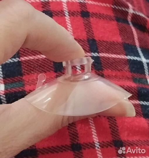 Присоска силиконовая прозрачная 35 мм