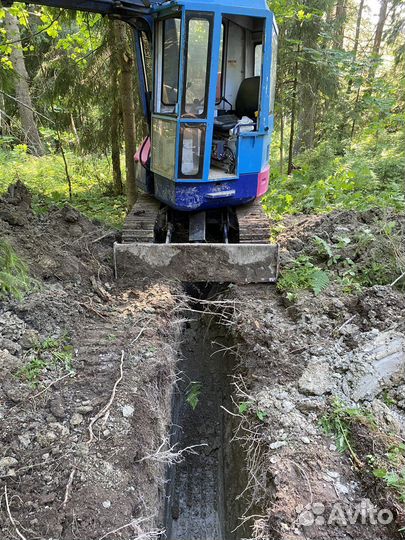 Услуги мини экскаватора, мини погрузчика