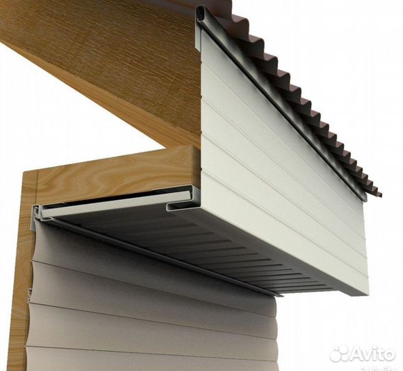 Софиты коричневые виниловые