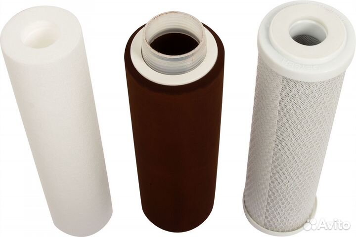 Набор картриджей трёхступенчатый для фильтра Гейзе