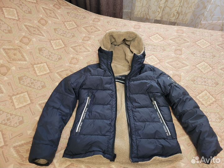 Пуховик двухсторонний зимний