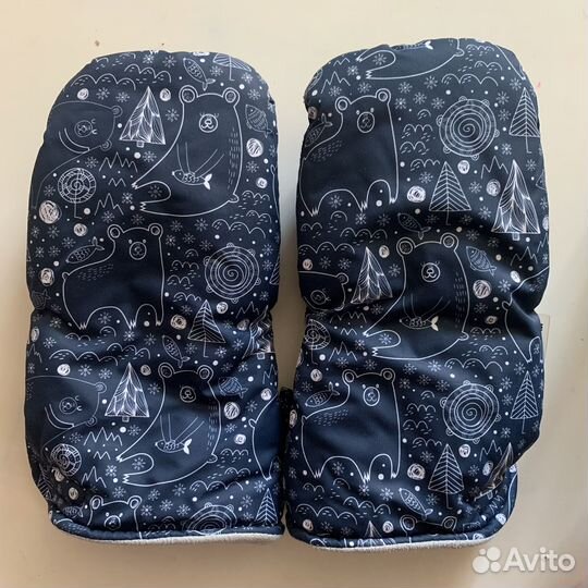 Муфта варежки для коляски Мимими