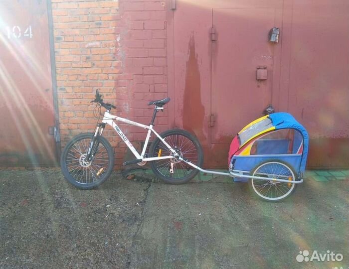 Велоприцеп для 2х детей