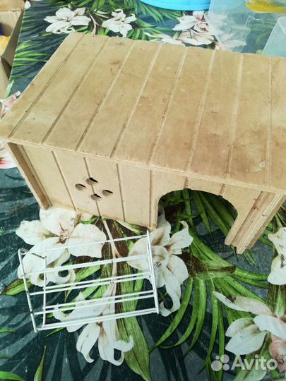 Домик для декоративных кроликов