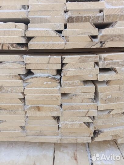 Доска обрезная 25х150х5000 осина