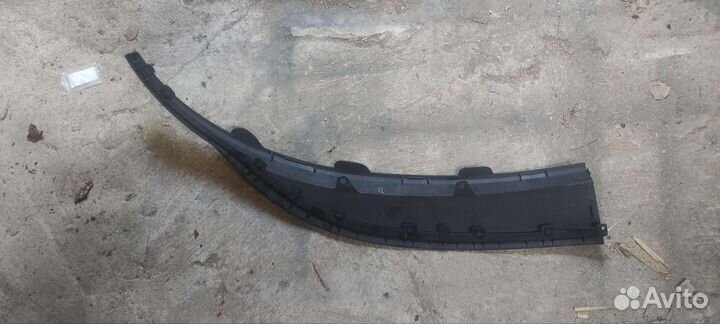 Спойлер бампера переднего Astra j рестайлинг