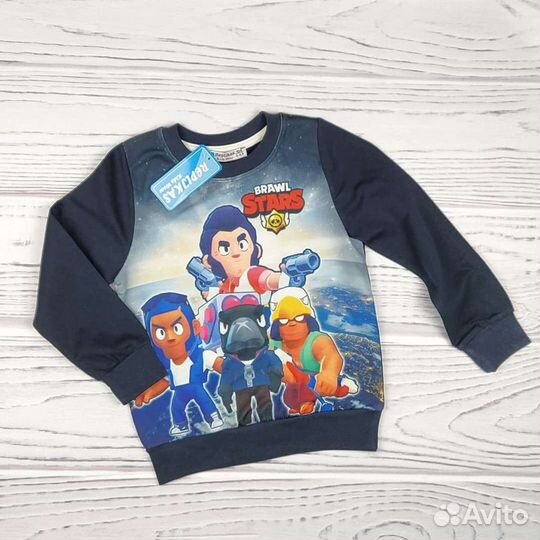 Толстовка Brawlstar новая 98-122 Турция