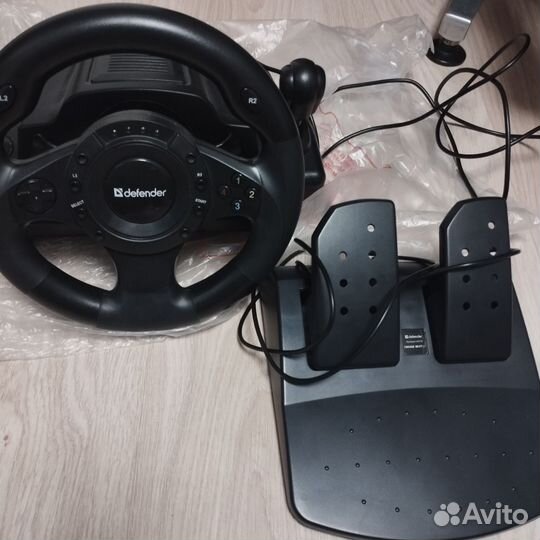 Игровой руль defender forsage drift gt