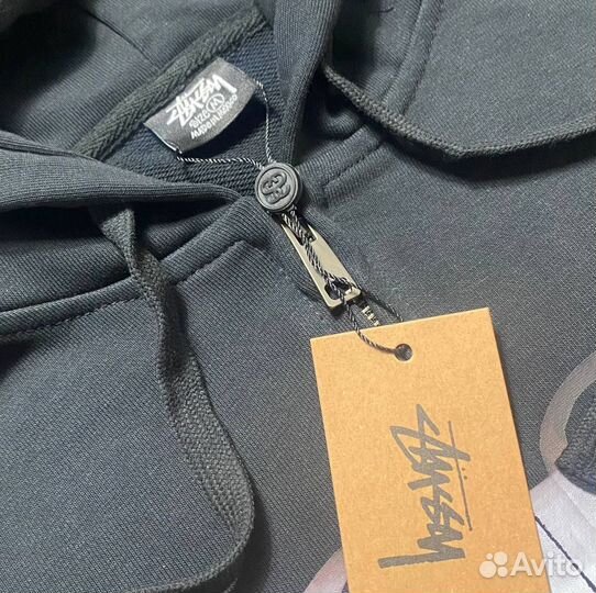 Зип худи рефлектив Stussy