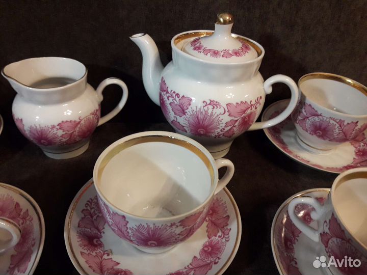 Чайный сервиз СССР барановка