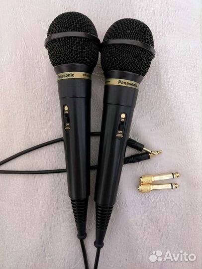 Микрофоны Panasonic для караоке 2 шт