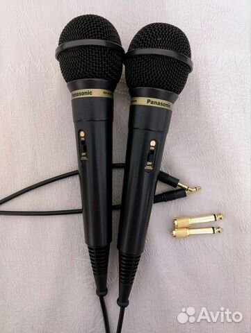 Микрофоны Panasonic для караоке 2 шт