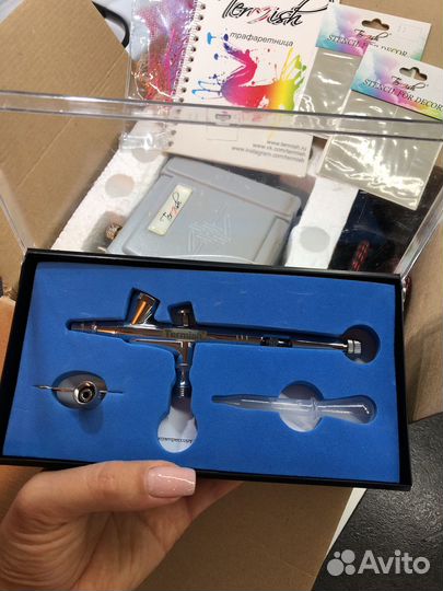 Аэрограф с мини компрессором